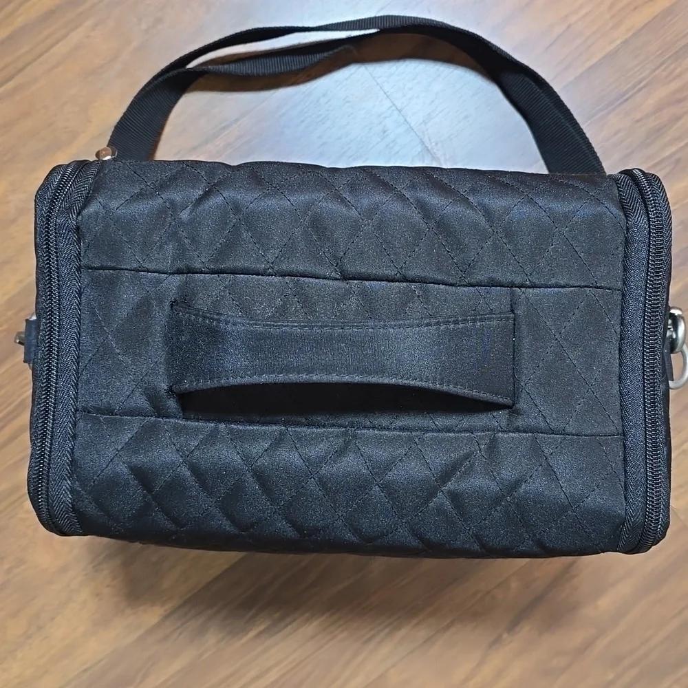 Travelon Quilted Black Jewelry Bag